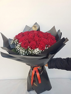 41 G�l  Siyah Ambalaj