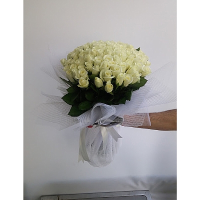 51 Beyaz G�l Buketi
